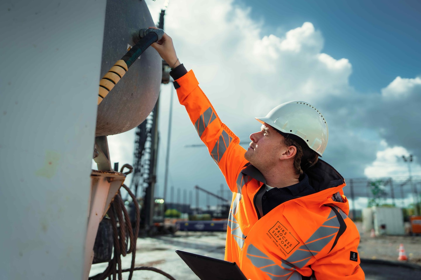 Interim Veiligheidskundige van Diks Process Support aan het werk